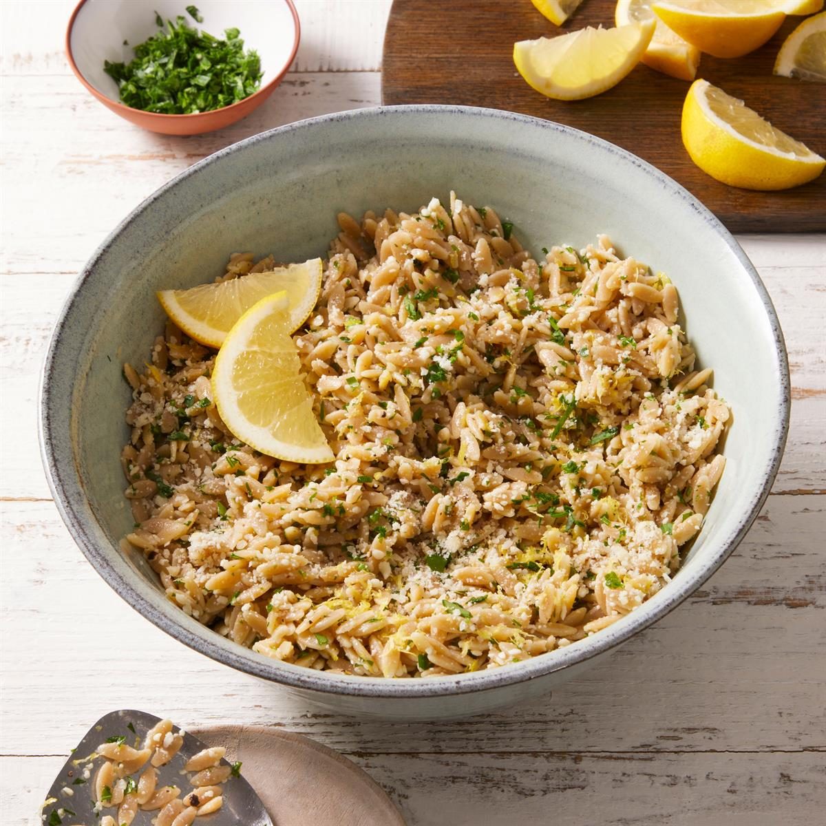 Delicious Lemon Parmesan Orzo: A Versatile Meal & Side Dish